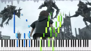 Final Fantasy VII // Fighting | LyricWulf Piano Tutorial on Synthesia