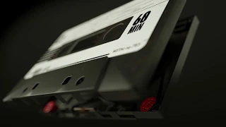 3D Cassette Tape Animation