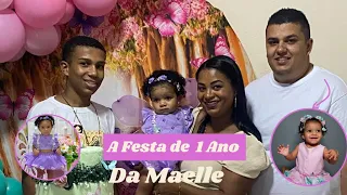 Chegou o Grande Dia /A Festa de 1 Ano da Maelle💜 #1aninho #festa #princess