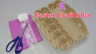 2 Easy Economical spring/Easter craft idea made with Egg trays | DIY Easter craft idea 🐰59