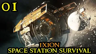 IXION - New HARDCORE Space Station City Builder SURVIVAL || Complex & Hard - Strategy Part 01