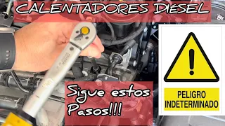 ¿CÓMO CAMBIAR CALENTADORES EN MOTOR DIÉSEL?⚡️