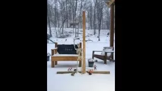 Time Lapse - Blizzard 2016 in West Virginia 40" of snow in 40 seconds!!!