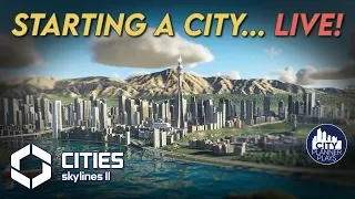 Building a New City in Cities Skylines 2 + Q&A.... LIVE!