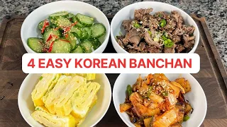 4 Korean Side Dishes That I Can Eat EVERY DAY! 😍😋