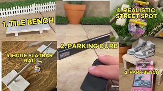 TOP 5 DIY FINGERBOARD OBSTACLES