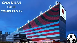 Casa Milan ❤️🖤 4K Virtual Tour ❤️🖤 Museo Mondo Milan