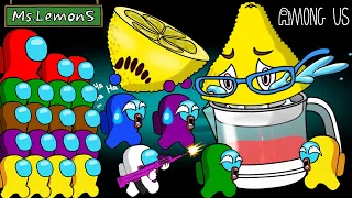 어몽어스 Among Us VS Ms. LemonS | Peanut Among Us Animation Funny