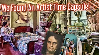 ABANDONED MILLIONARES ARTIST HOUSE FOUND! | Discovery of priceless art work!