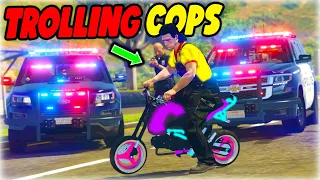 GTA 5 Roleplay - Trolling Cops With Mini Bikes on RedlineRP