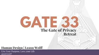 Human Design - Gate 33