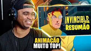 REACT | Invencível: A História em 1 Vídeo! - Clark