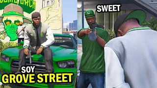 Esto Ocurre si Vestimos a Franklin Como Un Grove Street En Gta 5!