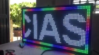 Letrero LED RGB Tutorial programación