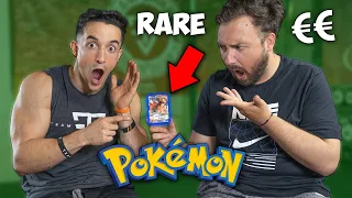 J’ai retrouvé une carte pokémon hyper rare qui coûte super chère !! (ft. David lafarge pokémon)