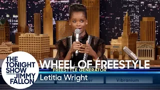 Wheel of Freestyle with Black Panther's Letitia Wright