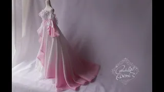 ドールドレス/メイキング「ソメイヨシノの花嫁」 BJD Doll Dresses