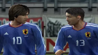 Pro Evolution Soccer 4 - South Korea vs Japan (PCSX2)