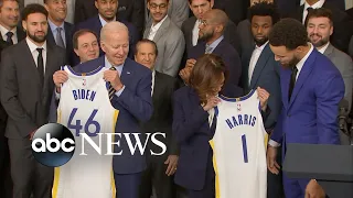 White House welcomes Golden State Warriors