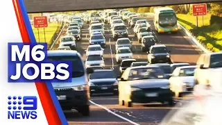 Coronavirus: New M6 construction providing thousands of jobs | Nine News Australia