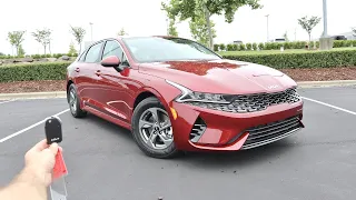 2022 Kia K5 LX: Start Up, Test Drive, Walkaround, POV and Review