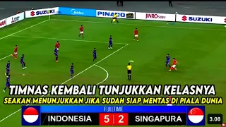 🔴 BERLANGSUNG DRAMATIS !! INDONESIA VS SINGAPURA, Drama Kemenangan Timnas & 2 Kartu Merah