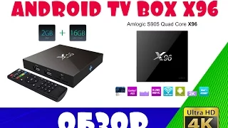 Приставка Android TV BOX X96 2G/16G UHD 4K (ОБЗОР - НАСТРОЙКА - ТЕСТ)