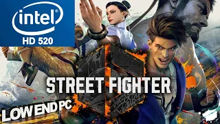 Street Fighter 6 Intel HD 520 Low End PC | Demo