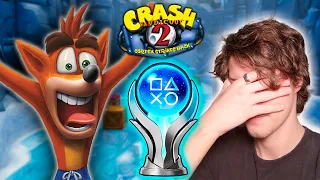 FASES DE GELO REALMENTE SÃO O MEU PIOR INIMIGO! (CRASH BANDICOOT 2) - REVI PLATINA (RTP)