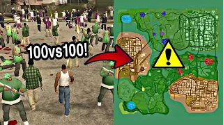 la Mas Grande GUERRA DE BANDAS de Gta San Andreas!