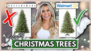 10 *BEST* Budget Christmas Trees from Walmart (Non-sponsored Honest Christmas Tree Review 2023)