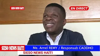 SIESO NEWS HAITI 6 Mai 2024 Moun ki pral minis jistis la pa dwe yon grenn 5 daprè Mèt Arnel Rémy ki