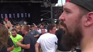 Beartooth Rock on the Range 2017 from the pit AMERICAN MOSH PITS 5-19-17