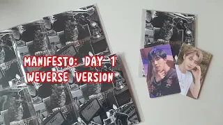 UNBOXING ENHYPEN - MANIFESTO : DAY 1 (WEVERSE VERSION)