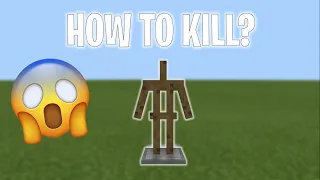 How To Kill A Armour Stand?
