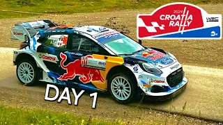 Croatia Rally 2024 | Day 1 Highlights - Pure Speed and Launches