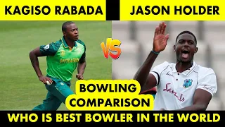 Kagiso Rabada vs Jason Holder Bowling Comparison | Who is Best Fast Bowler in Test, ODI, T20 and IPL