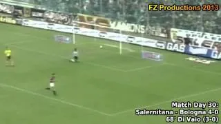 Serie A 1998-1999, day 30 Salernitana - Bologna 4-0 (Di Vaio 3rd goal)