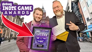 WE WON!! Debug Indie Game Awards in Nottingham, UK