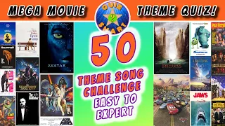 Guess The Movie Theme Song QUIZ CHALLENGE! (50 Song Tracks)