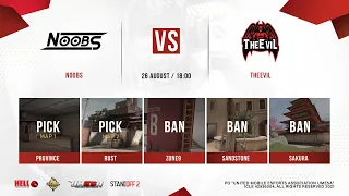 Noobs vs TheEvil - GLOBAL PRO LEAGUE STANDOFF 2