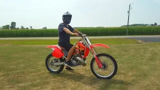 Honda Cr 500 Full Throttle!!!