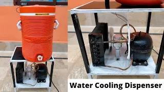 Water Cooling Dispenser Make Electric Water Cooler From Compressor Homemade Water Dispenser