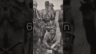 Top 10 Strongest countries in ww1 | #shorts #history #edit