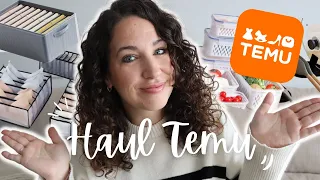 HAUL TEMU HOGAR 🏠 Limpieza y organización ✨Descubre nuevos DESCUENTOS✨