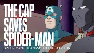 Captain America saves Spider Man | Spider Man The Animated Series