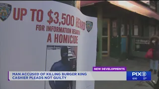 Man accused of killing Burger King cashier pleads not guilty