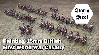 Painting 15mm British First World War Cavalry | Storm of Steel Wargaming