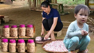 How To Make Sour Pork - Storage Process In Bamboo & Glass Tubes - Lý Phúc An