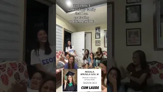 This is how I surprised my fam that I will be graduating as Cum Laude 👩‍🎓✨